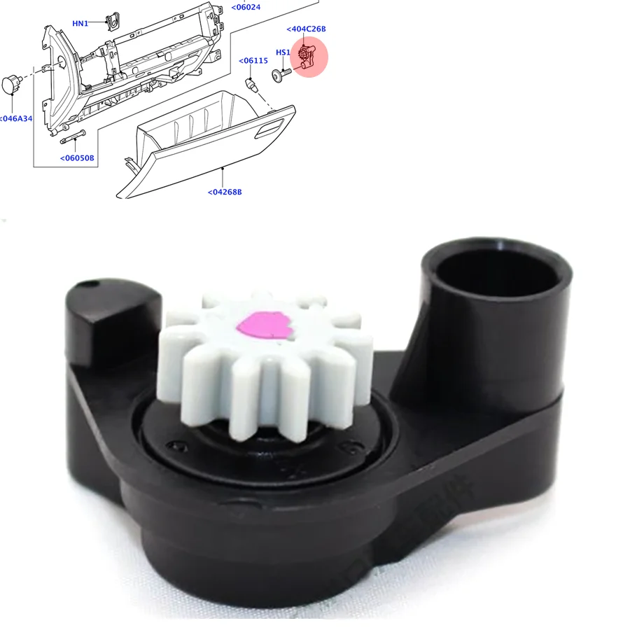 

1x FFZ500090 OEM внутренний Glovebox дверной амортизатор для Land Rover L405 2013-2021 Range Rover Sport 2022 Discovery 3 4 L319