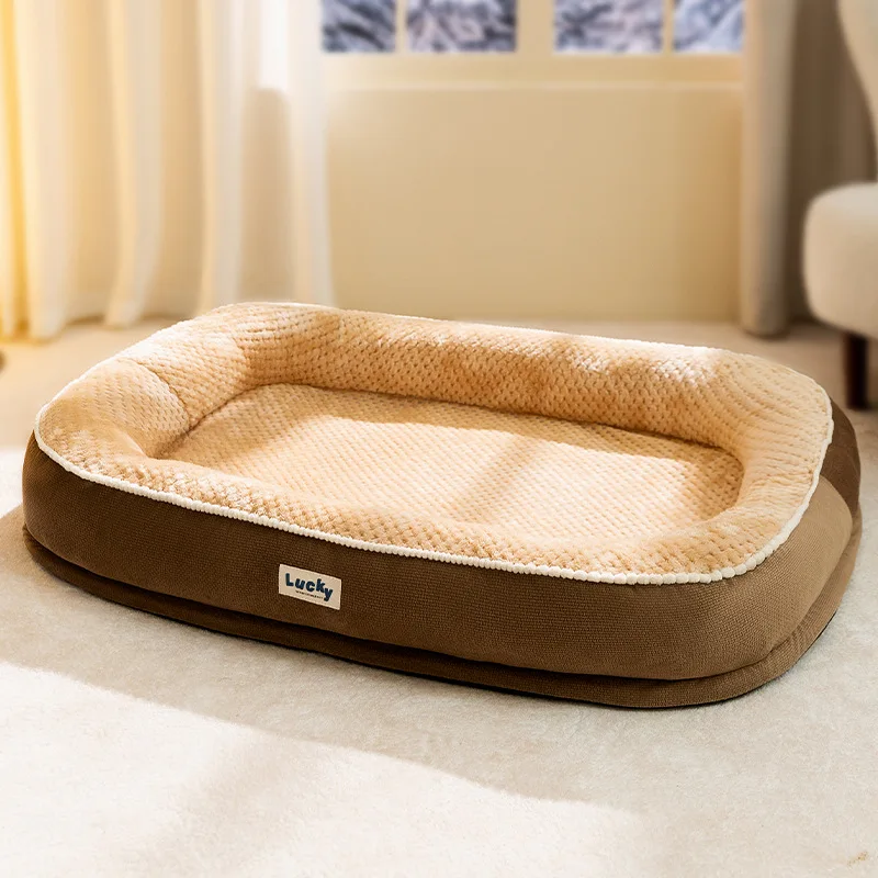 Very Soft Warm Dog Bed Pet Basket Cat House Sofa for Medium Large Dog Sofa Bed Cushion Dog Bed House Pet Supplies Accessories