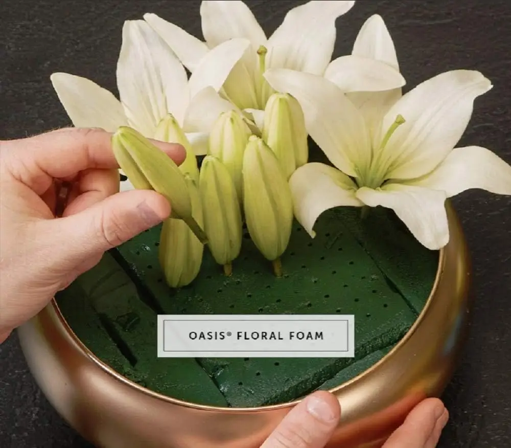 Oasis Arrangement Floral Foam, 3" x 4" x 9", Green 48 Piece