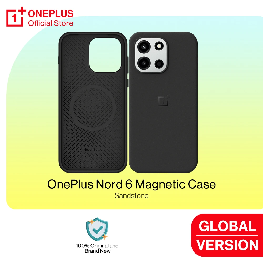 Original OnePlus Nord 6 Sandstone Magnetic Case Compatible with Magnetic Power banks Magnetic Mounts