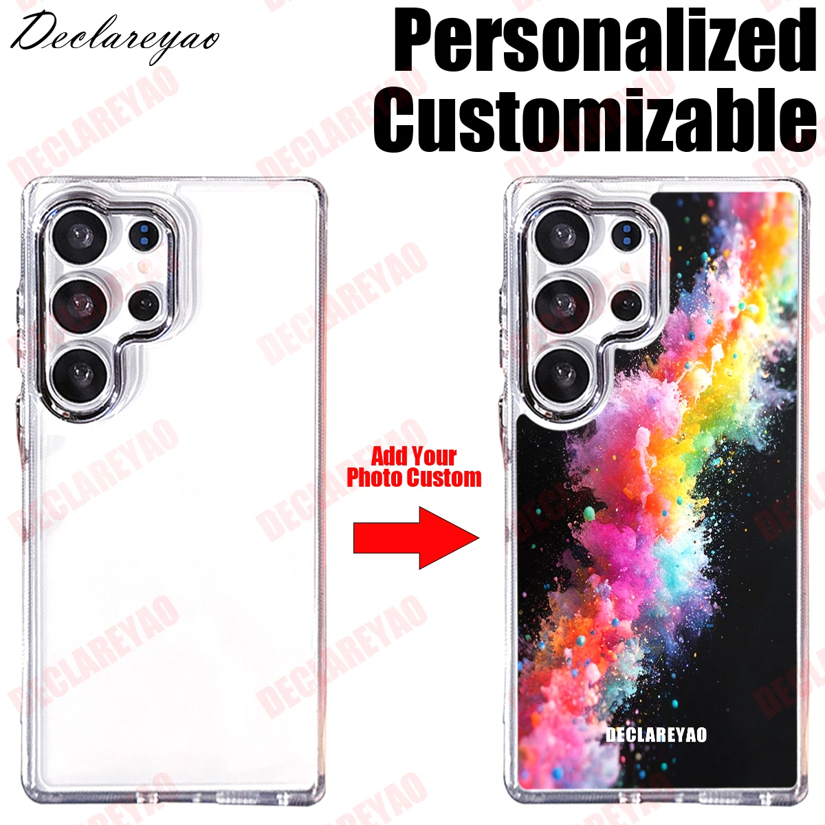 Personalized DIY Name Photo Custom Plating Soft Case For Samsung Galaxy A02 A03 Core A04E A03S A04 M13 A05 M05 F05 A05S 5G Cover