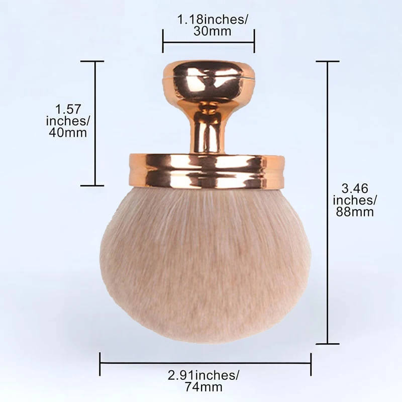 فرش مكياج منتفخة محمولة صديقة للبشرة ومزج خافي العيوب ومناسبة للمكياج اليومي