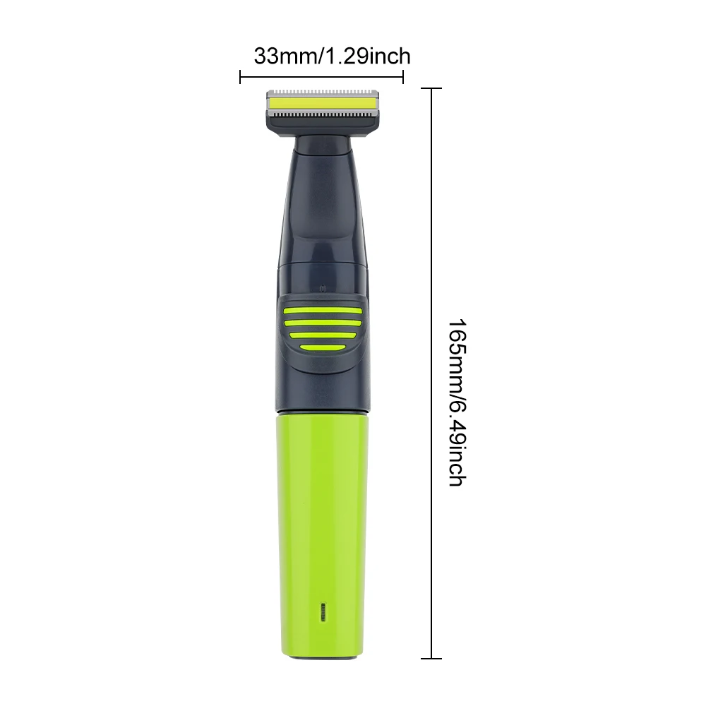 HIENA 4-in-1 Men's Grooming Kit, Electric Body Hair Trimmer, Nose Hair Clipper, Beard Shaver, USB Rechargeable with Storage Case