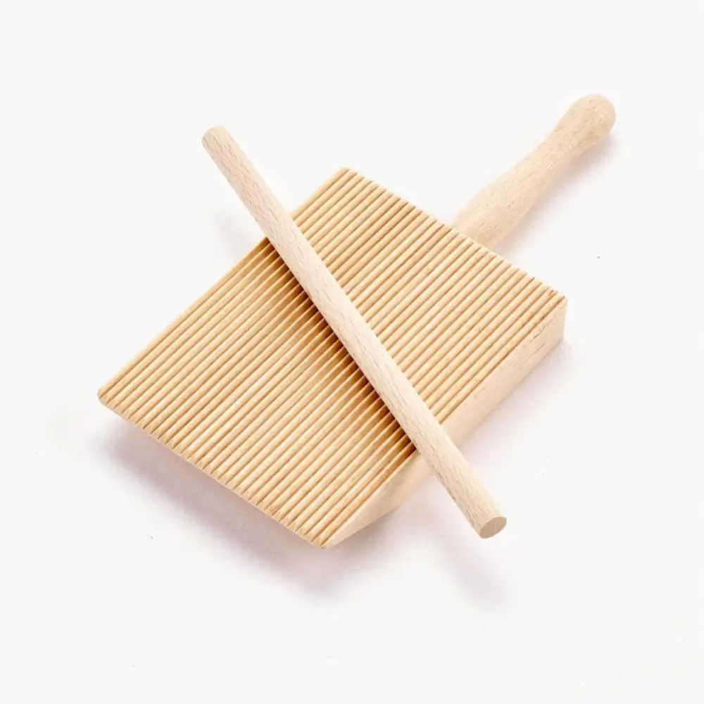 Wooden Garganelli Board Natural Wood Practical Pasta Gnocchi Macaroni Board Making Handmade Cooking Tools Kitchen Accessories