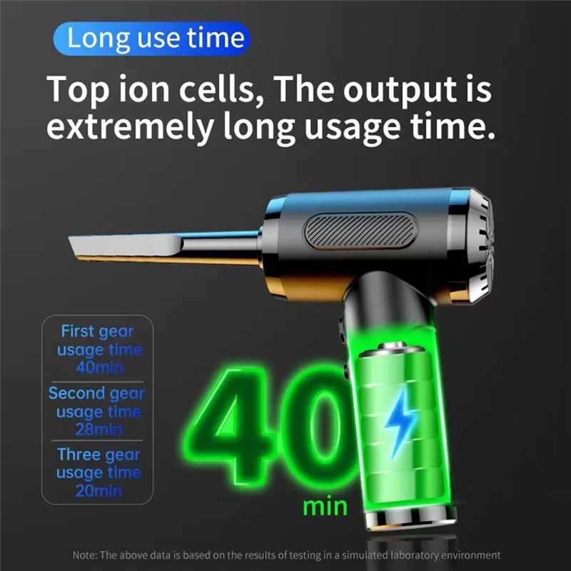 

Superior-Portable Compressed Air Duster USB Charging Computer Household Blower Cleaner Car Powerful Cleaning Easy To Use A