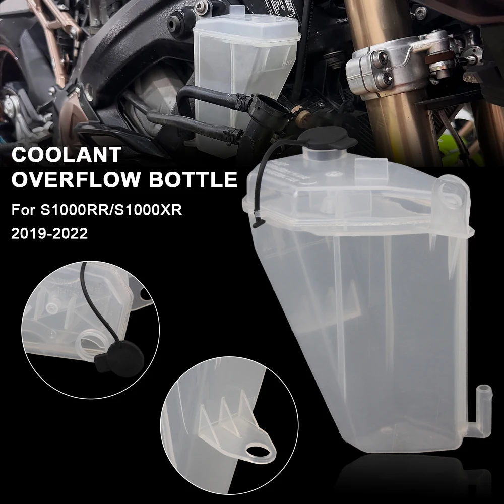 Motorcycle Coolant Overflow Reservoir Accessories For BMW S1000RR S 1000 RR S1000XR HP4 2019 2020 2021 2022 Water Tank Radiator