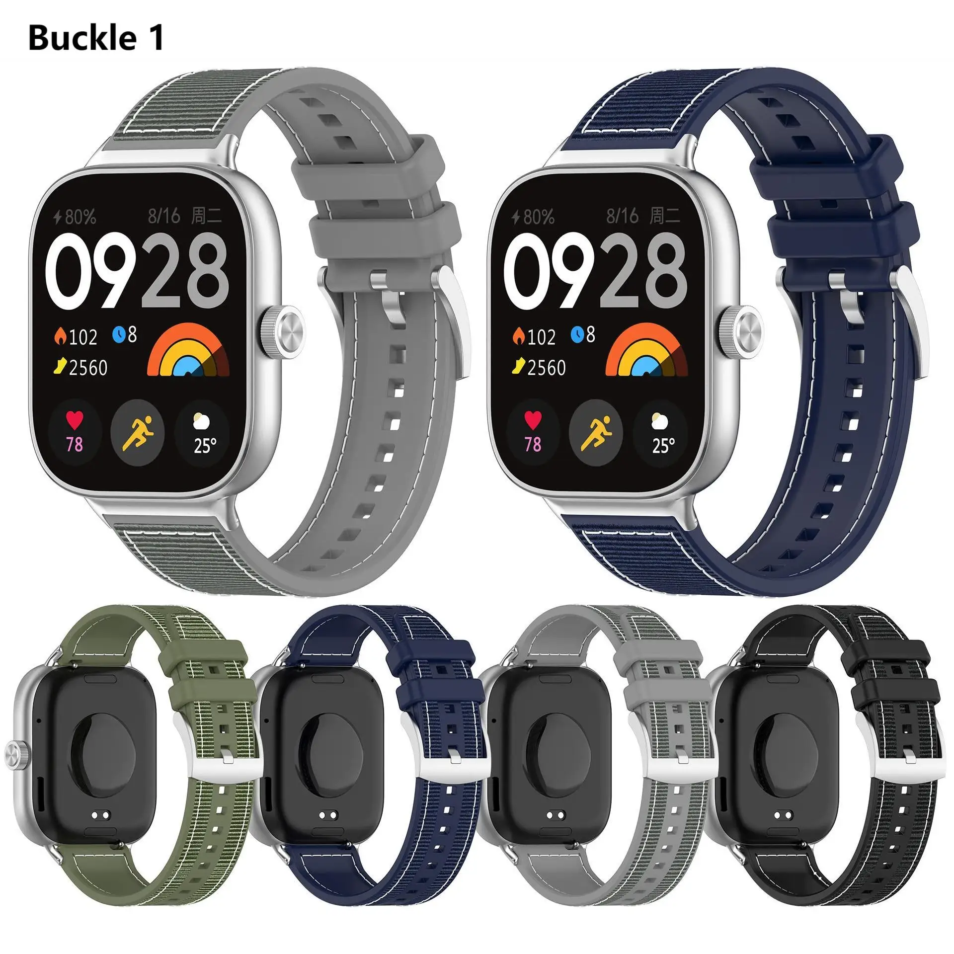 Nylon Silicone Strap For Redmi Watch 6 5 4 Sports Bracelet Replaceable Wristband For Wrist Band for Mi Band10Pro 9 Pro/8Pro