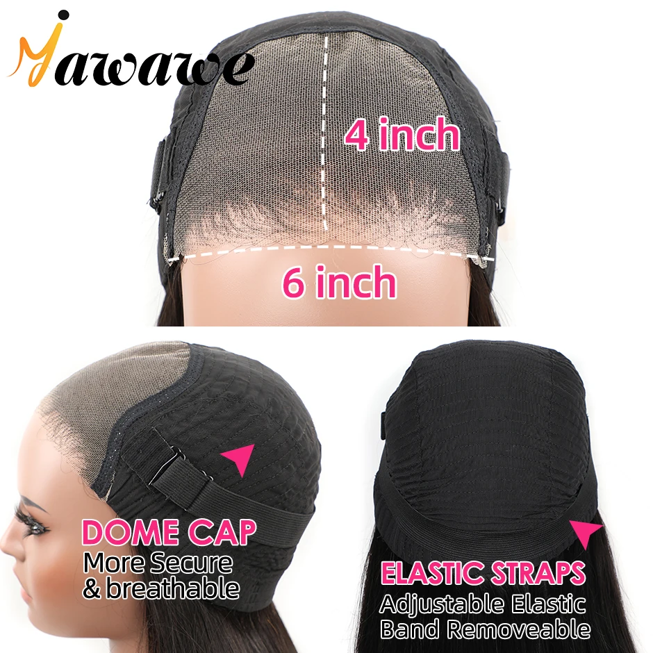 Yawawe Hair glueless wig human hair ready to wear Body wave preplucked HD lace front human hair wig for women on sale curly wigs