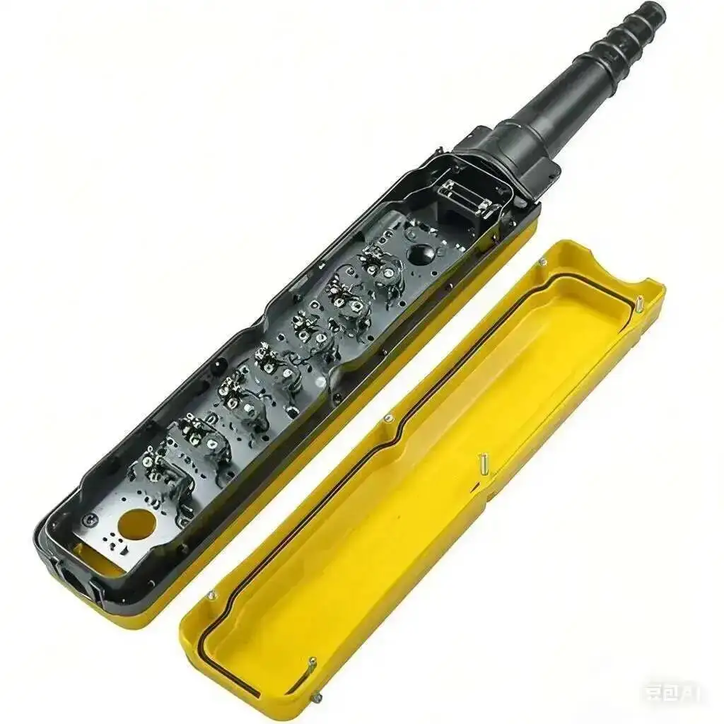 Picture 4: Rainproof Travel Driving Push Button Switch Handheld Lifting Handle Controls Electric Hoist Up And Down Dual Speed