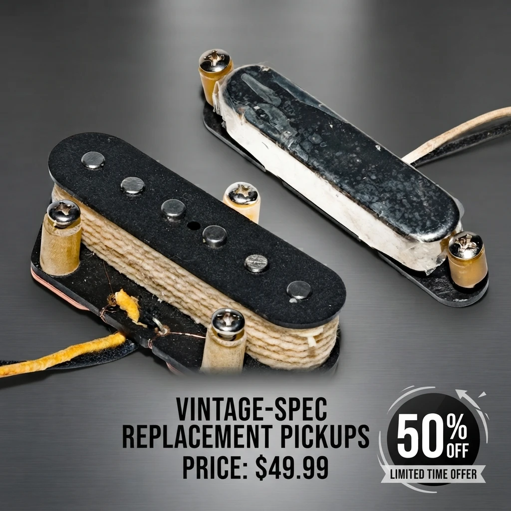 Original Style 1952 Tele Guitar Pickups Neck Position Alnico 5 Traditional Tone For Electric Guitar Replacement Part