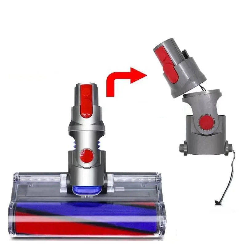 다이슨 V7 V8 V10 V11 바닥 브러시 교체 커넥터 부품 용 기존 진공 청소기 플러시 팁 커넥터