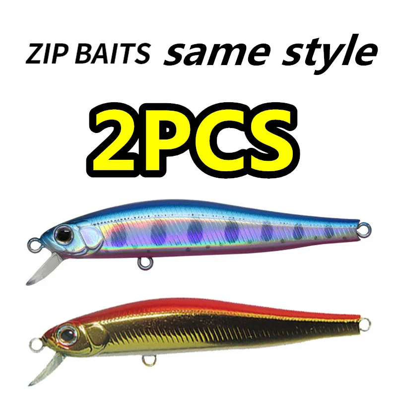 

LURETV SAME STYLE 75F 2 шт. дорожная жесткая приманка погруженная вода Mino Stream Mandarin Fish Road Sub 7 см 5 г 9075