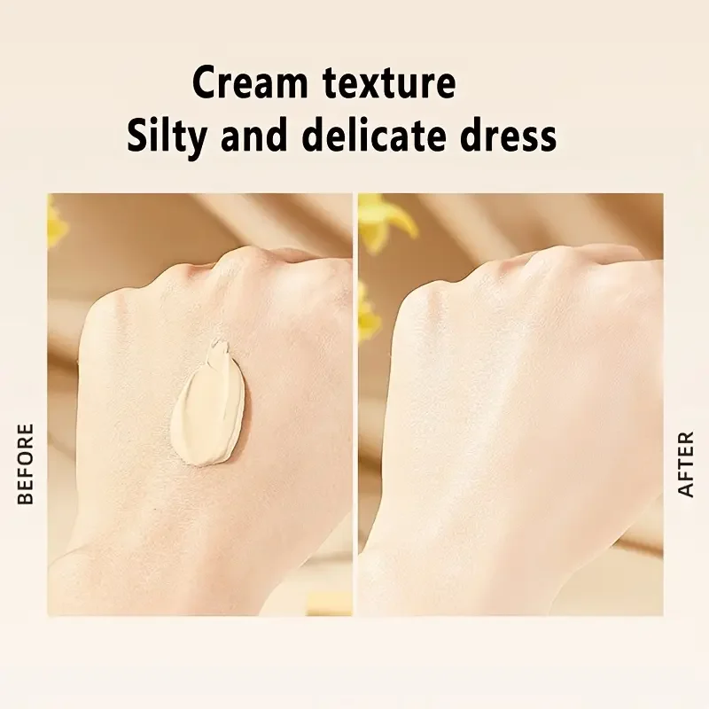 ビューティー メイクアップ ライト ファンデーション クリーム ベース メイクアップは、メイク落としなしでシミを隠し、肌を明るくします BB クリーム ファンデーション