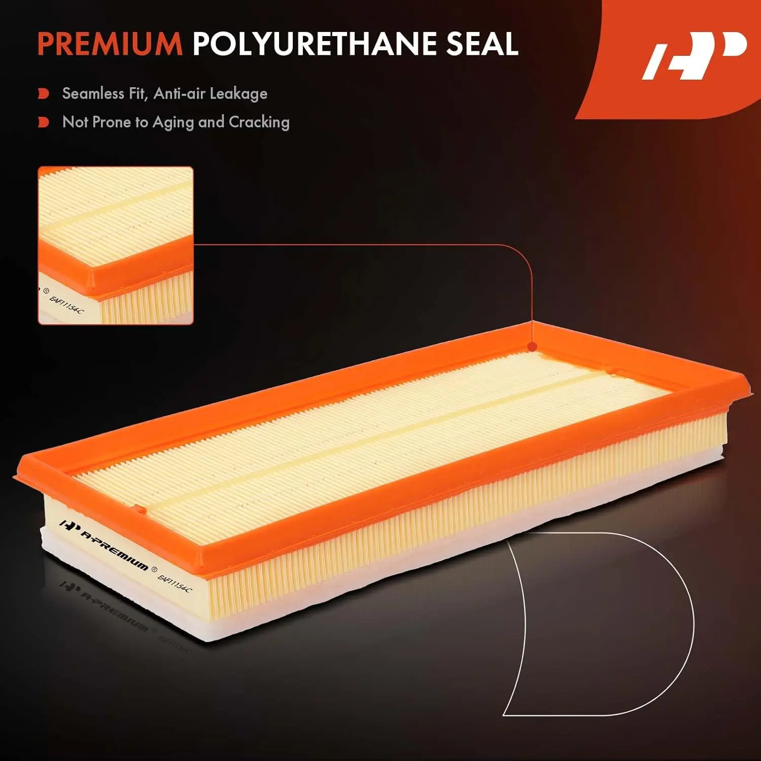 Filtro de ar do motor compatível com Jeep BU Series Renegade 2019-2023 e Fiat 500X 2019-2023 e Alfa Romeo Tonale 2024, 1,3L, substituição