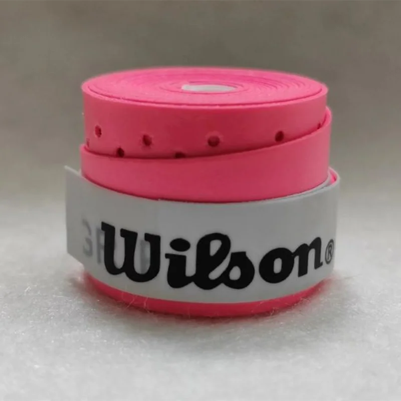 Overgrip de raqueta Wilson, banda de absorción para el sudor, raqueta de tenis de bádminton, pegamento de mano, agarre de tenis, antideslizante, 12 piezas