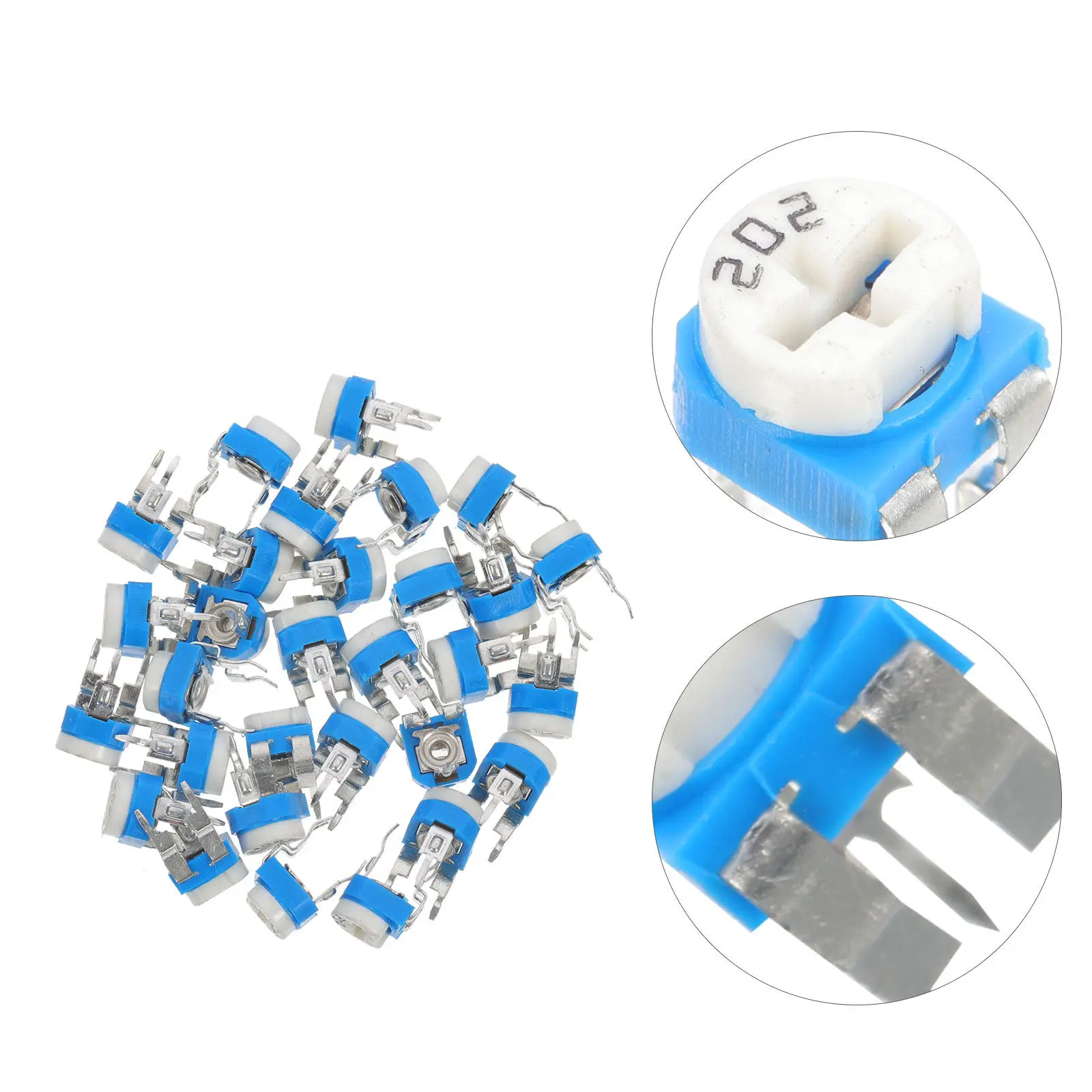 30Pcs 2K Ohm 6Mm Ho…