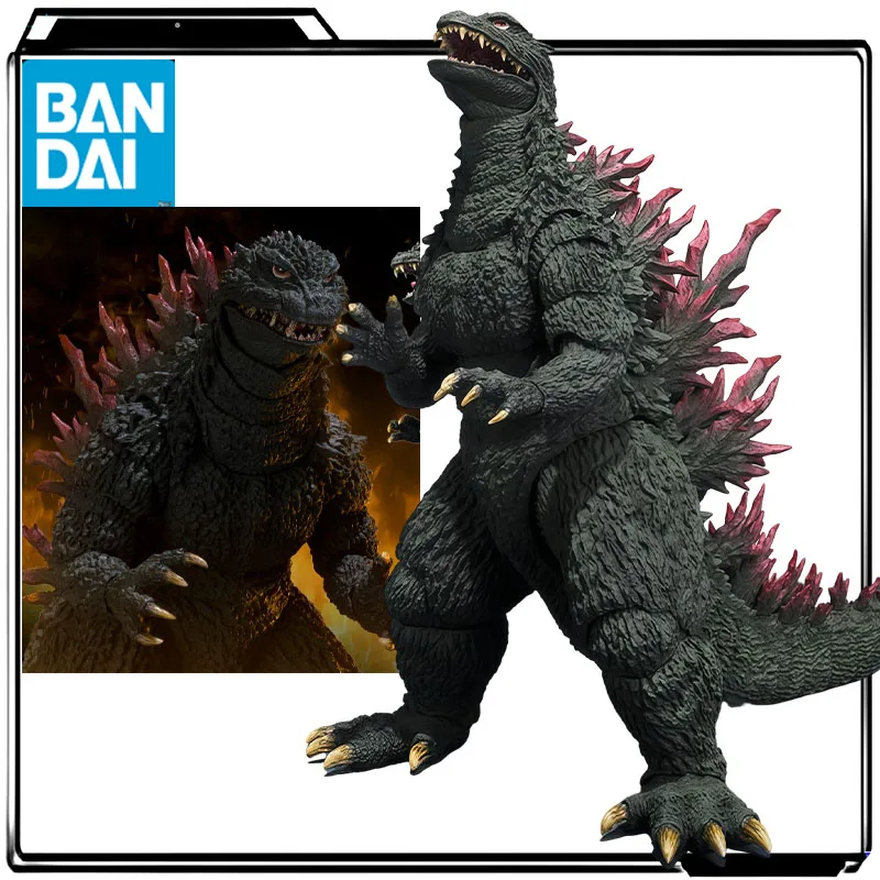 

Bandai натуральная аниме-фигурка S.H.MonsterArts Godzilla (2000), экшн-фигурки, игрушки для мальчиков, детский подарок, коллекционная модель, украшения