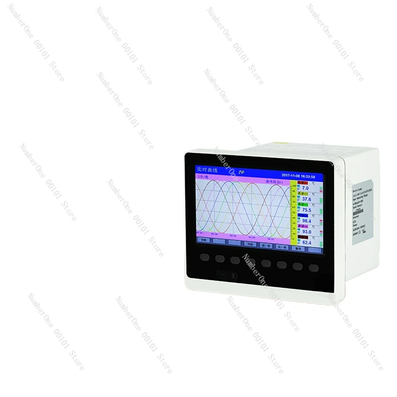 Industrial grade 48-channel temperature and pressure multi-channel color multi-channel recording monitoring controller H700