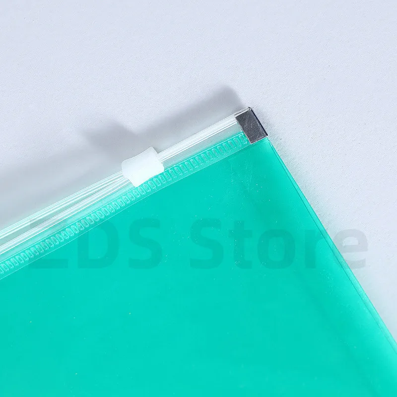 10PCS  Waterproof Transparent Pull Edge Office Document Bag