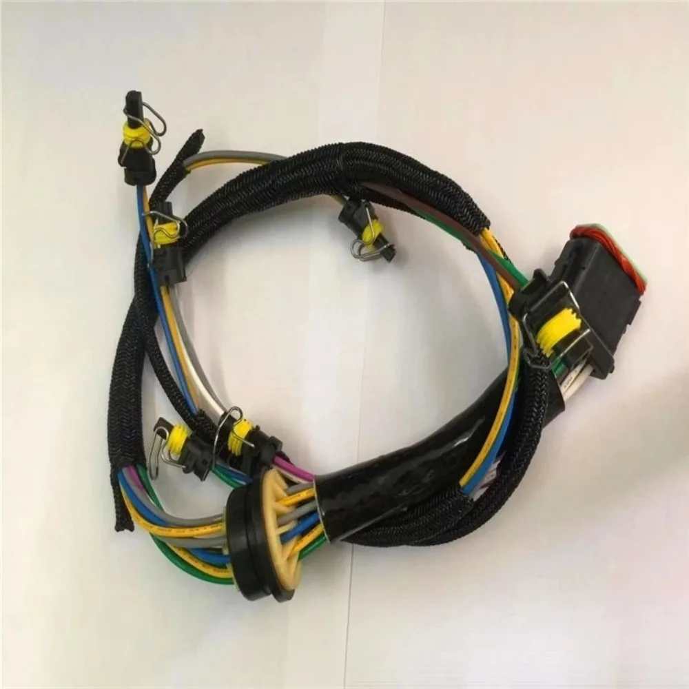 Arnés de Cableado para Inyector de Combustible Compatible con Motor Caterpillar E326D, Repuestos para Excavadora, Accesorio de R