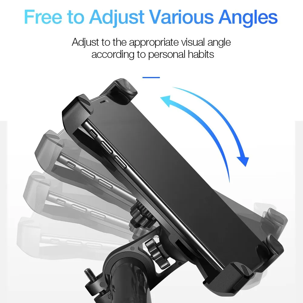 Phone Holder Clip Bracket Electric Scooter Case Universal MTB Road Bike Phone Holder Bicycle Accessories