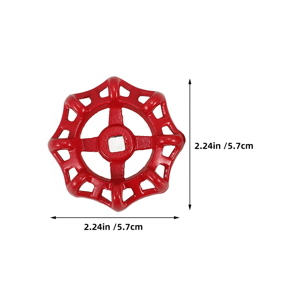 2Pcs Cast Iron Handwheel 57Mm Outer Diameter for Valves Faucets Spigot Handles Replacement Heavy Duty Water Flow Control Wheel