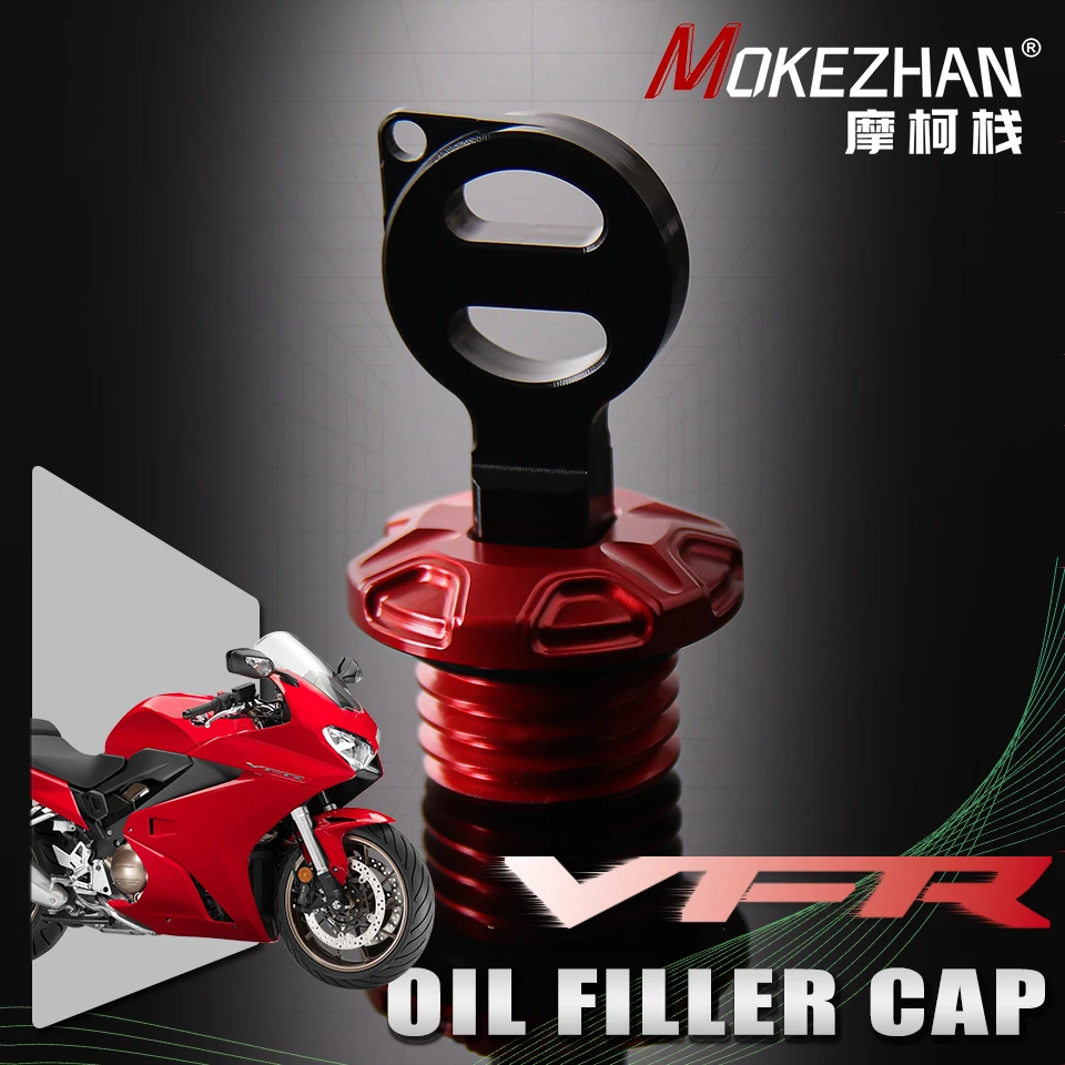 

Motorcycle Anti theft Engine Oil Filler Cap Plug Cover For Honda Vfr750 Vfr800 Vfr1200 Vfr1200f VFR 750 800 1200X 1200F 2013