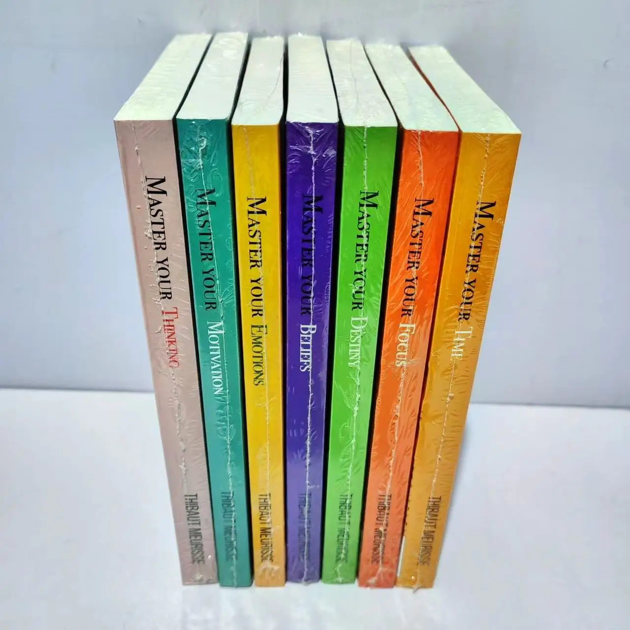 7 Books/Set By Thibaut Meurisse Master Your Time,Belifes,Destiny,Thinking,Emotions,Motivation,Focus English Books Paperback