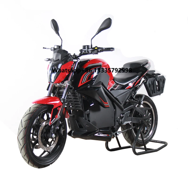 

High Quality Chinese 5000W Fast Electric Racing Motorcycle Two-Wheel Vehicle with Disc Brake (Front/Rear) EEC Certified