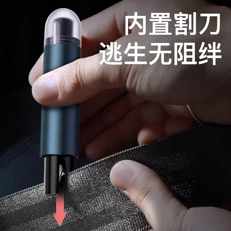 Martello di sicurezza per auto con taglio rapido della cintura di sicurezza Strumento di emergenza per rompere il vetro della catapulta veloce