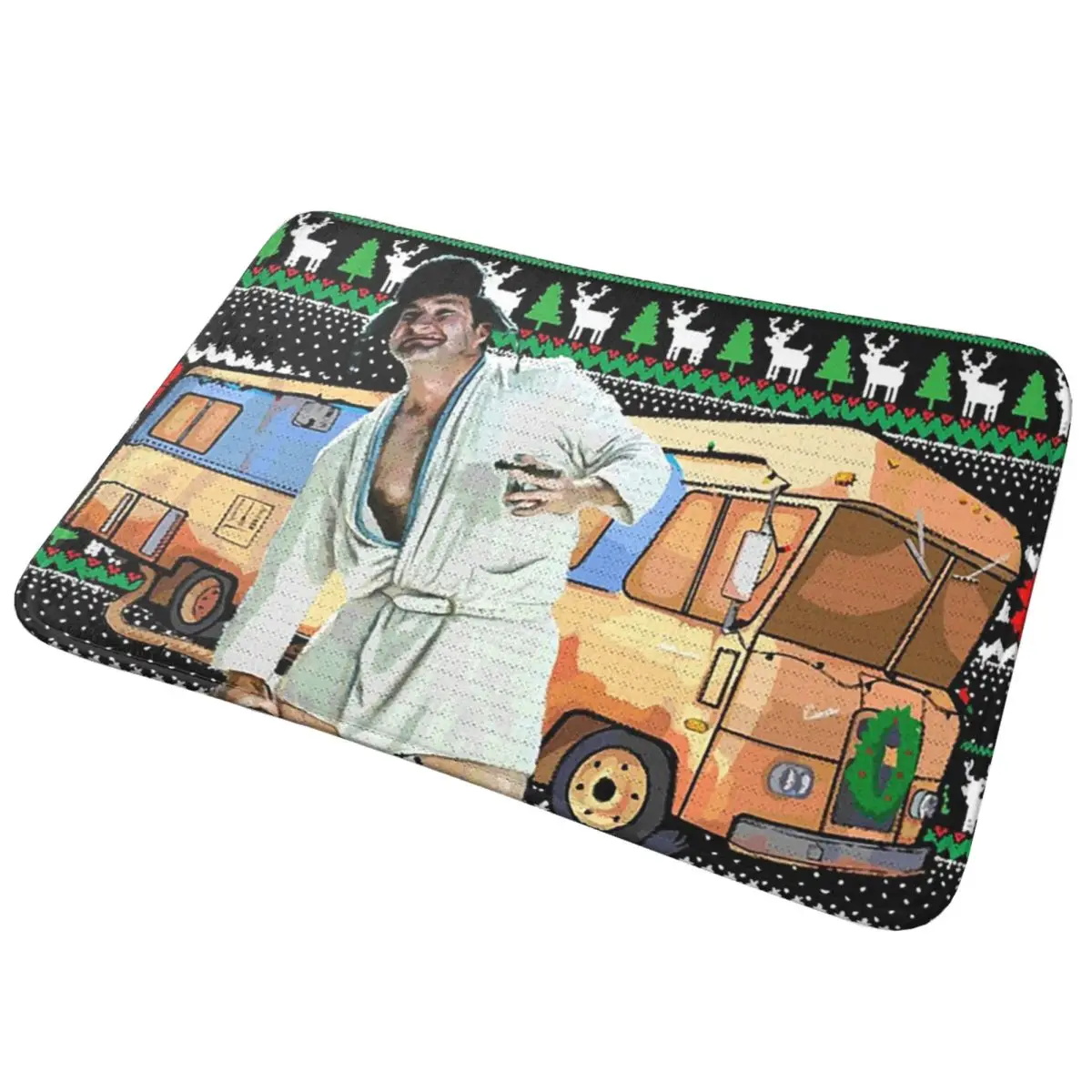 Mens Womens Cousin Eddie Non-slip Doormat Floor Mat Sand Scraping Carpet Rug for Kitchen Entrance Home Bedroom Footpad Mats
