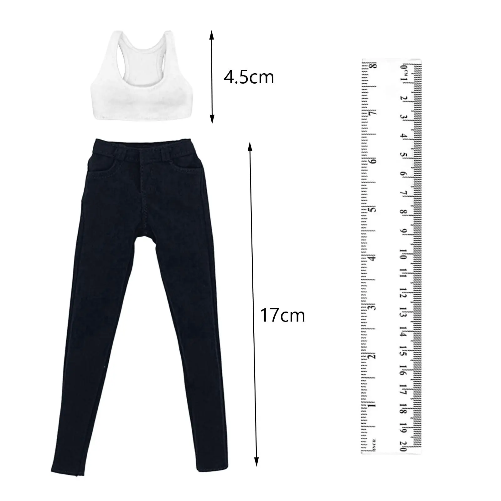 Fashion 1/6 Scale Female Dolls Clothing Women Figures Doll Clothing Handmade Uniform for 12'' Womans Figure Doll Accessories view 3