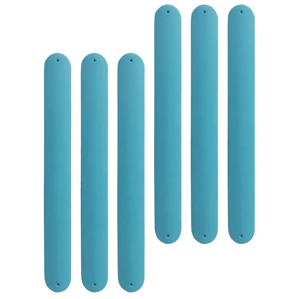 

6 Pcs Silicone Steel DIY Bracelets Kids Adults Event Bands Wristbands Craft Supplies Slap Snap Bulk Toys Gifts