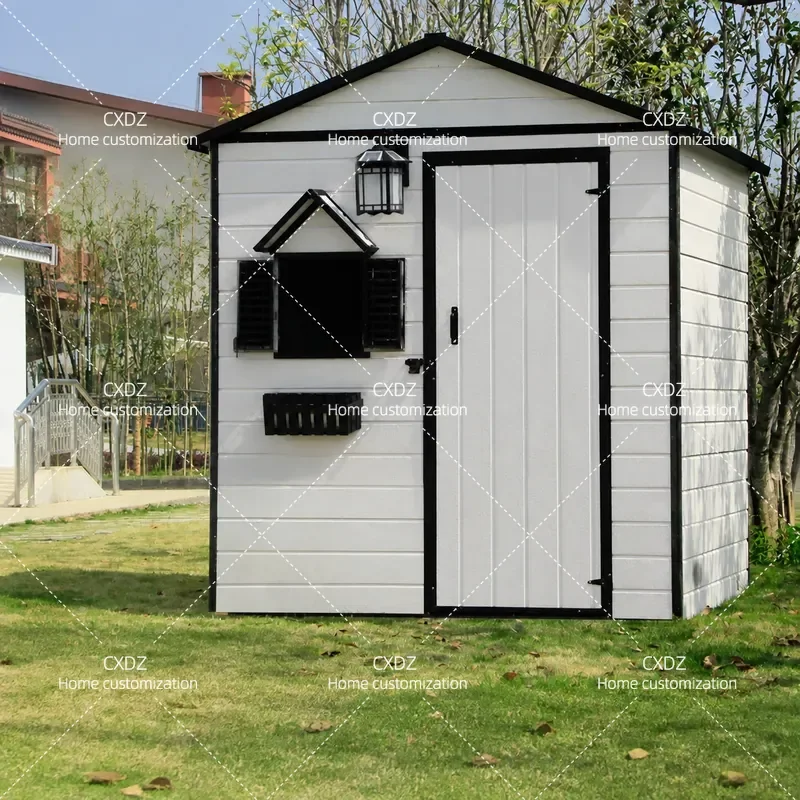 Customizable Outdoor Utility Shed Garden Storage House Courtyard Tool Room Modular Assembly Mobile Hut for Backyard