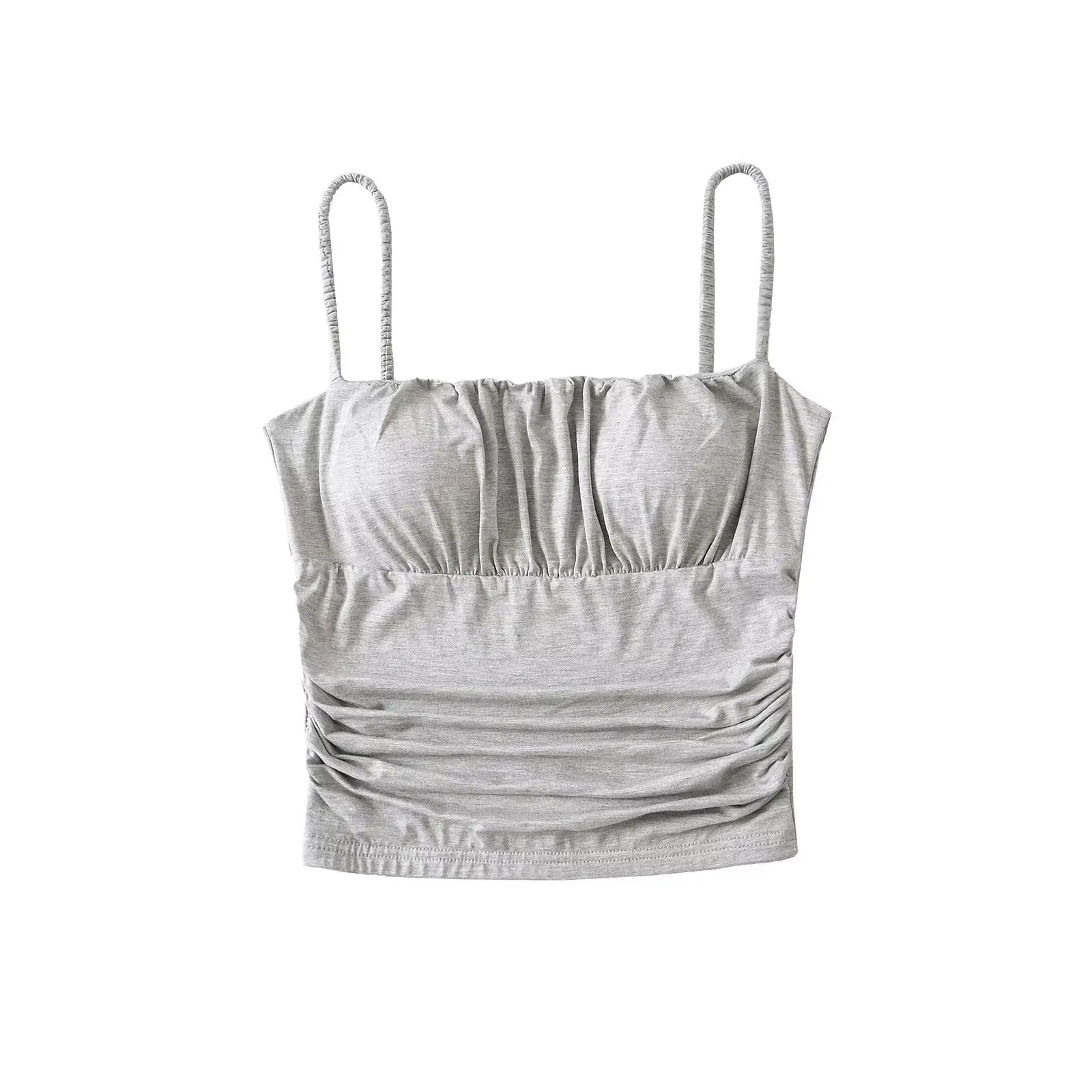 ey Pure Desire Sexy Girl Sle Bridesmaid orts Women's ort Sexy Bal Slim Fit Versatile Inner Wear Top with Pleats