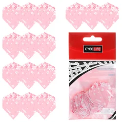 CyeeLife 15PCS  Dart Flights Standard Nice Darts Flight Dardos Feather Outdoor Wing Tail Pattern