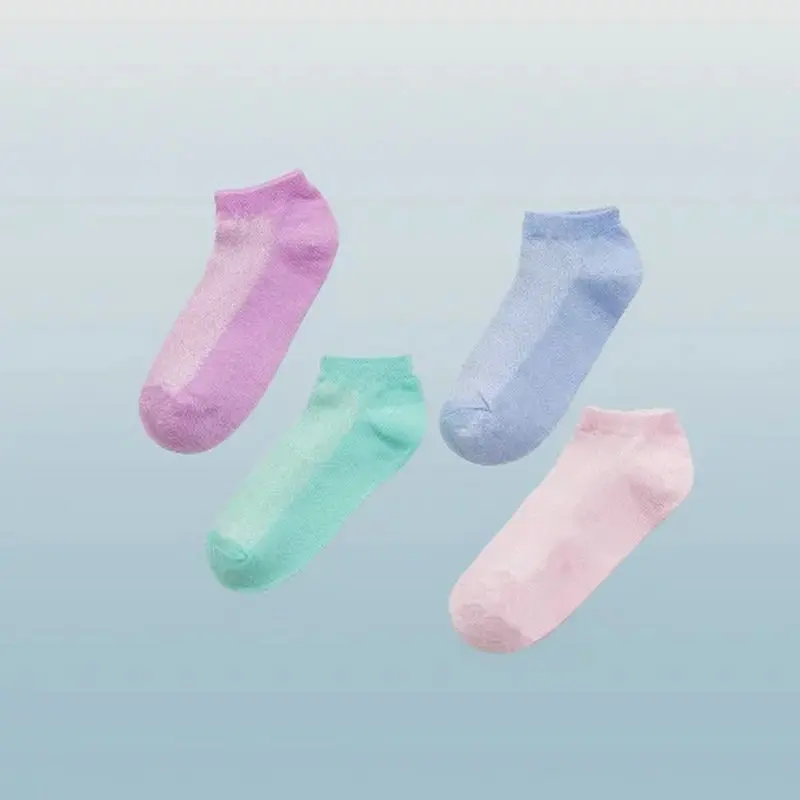 Chaussettes Bateau en Maille Confortables et Respirantes pour Femme, Accessoire de dehors et Loisirs, Nouvelle Collection Printemps et Été 5/10, 2024 Paires