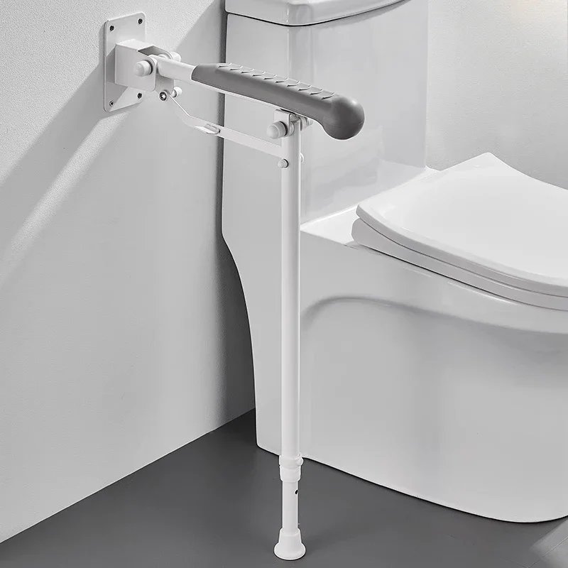 Toilet Handrail , Elderly and Disabled Non-slip Folding Toilet Bathroom Barrier-free Safety Toilet Seat Andicap Grab Bars Rails