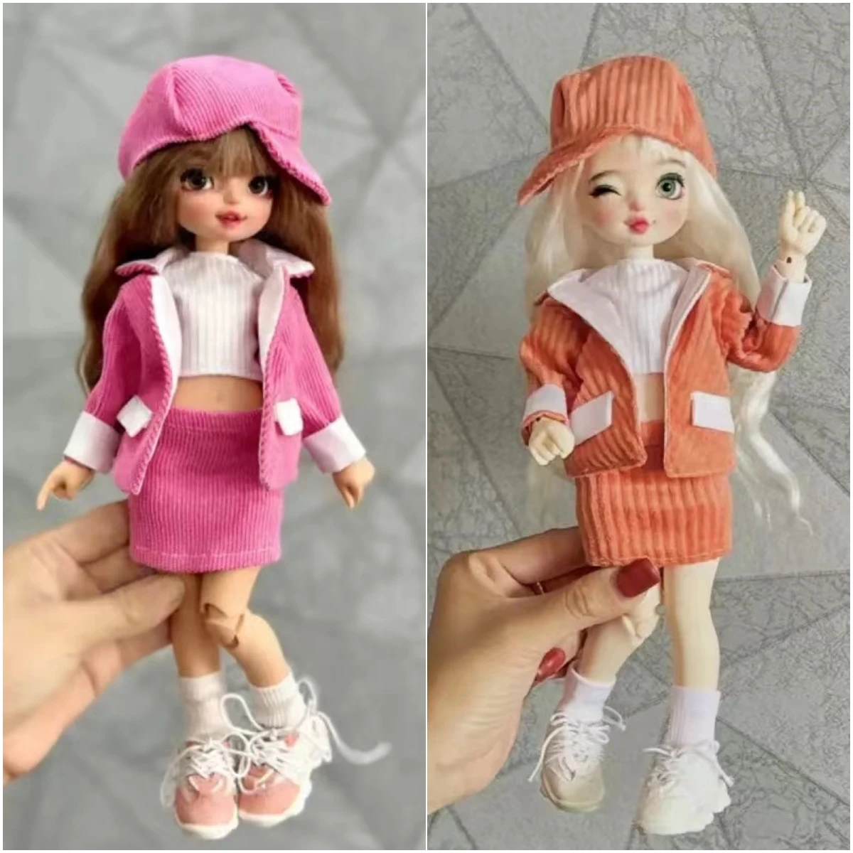 

Fashion 1/6 BJD Doll Outfit Set 30cm Doll Changing Clothes Accessories