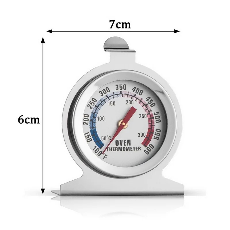 300℃ Home Kitchen Bread Good Oven Cookware Thermometer Stainless Steel Pointer Baking Seat Oven Thermometer Oven Thermometer