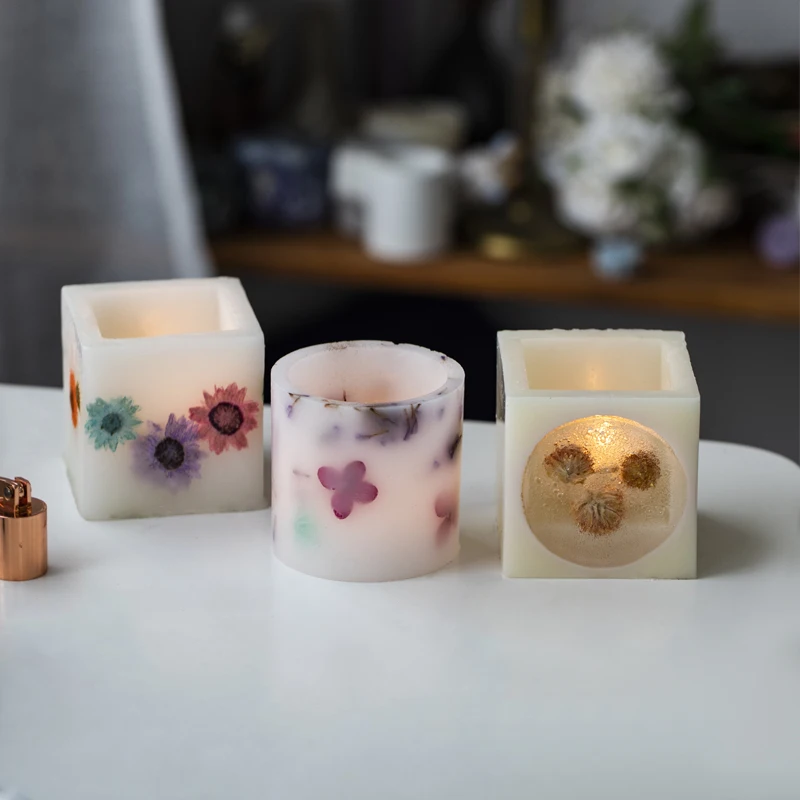 Internal Combustion Cup Candle Mold for Candle Making Kit Hollow Candle Holder DIY Home Decor