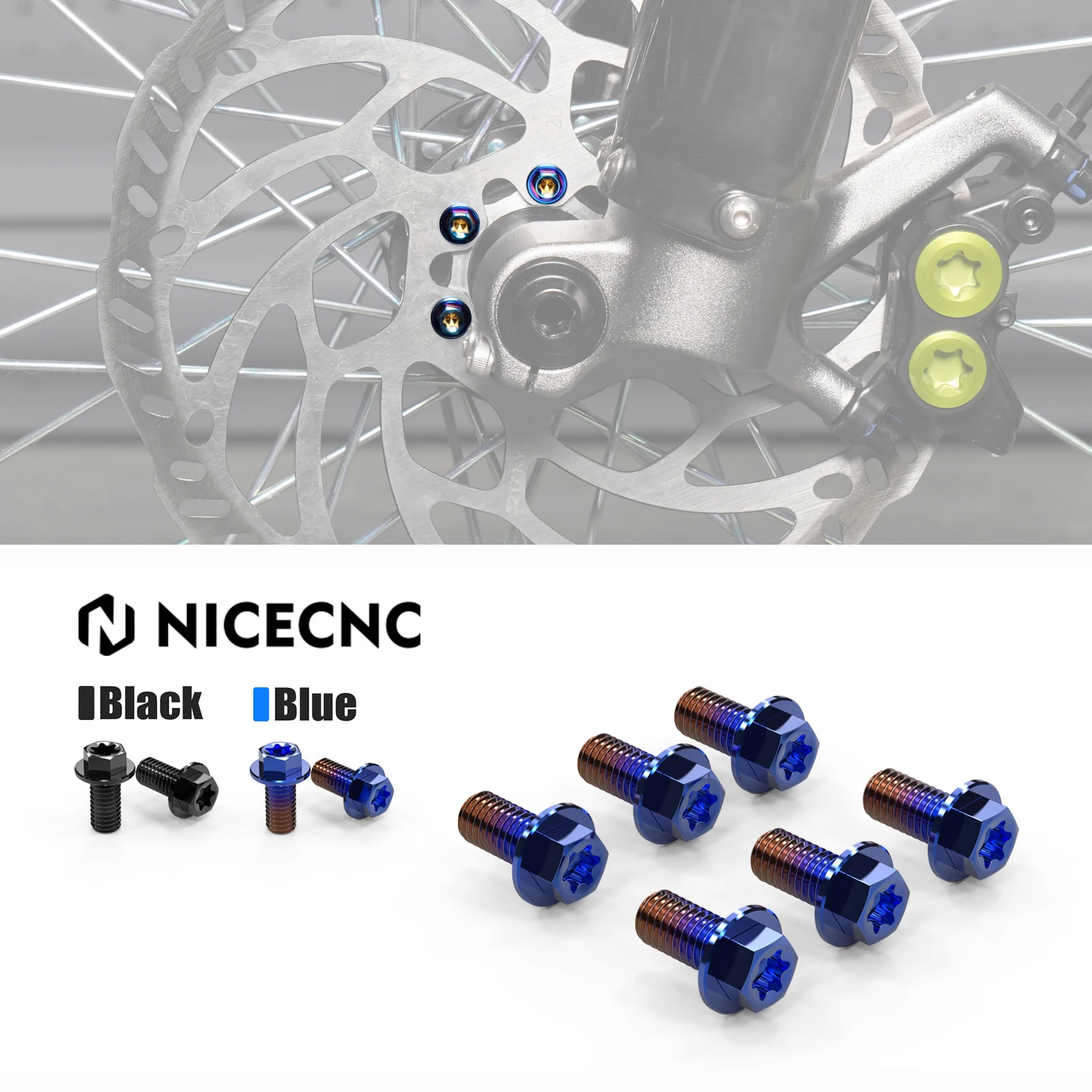 NiceCNC M5*10 Front Brake Disc Pad Screws For Surron light bee X S L1E Segway X160 Segway X260 Sur-ron Sur ron Bike Accessories