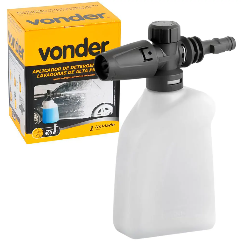Aplicador de detergente 400ml Snow Foam Lavadoras Alta Pressão Vonder