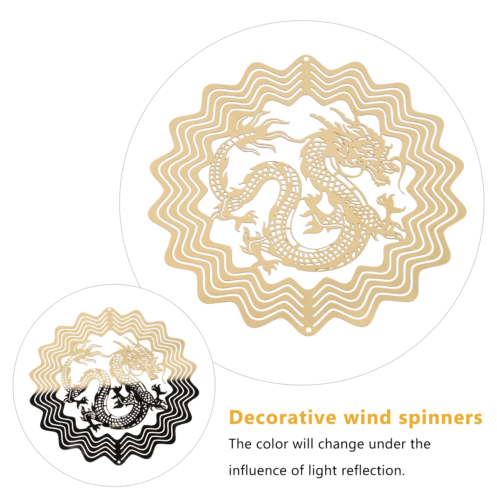 

Metal Dragon Sculpture Hollow Hanging Ornaments for Hotel Home Karaoke Lighting Decor Wind Spinners Lamp Hardware Accessories