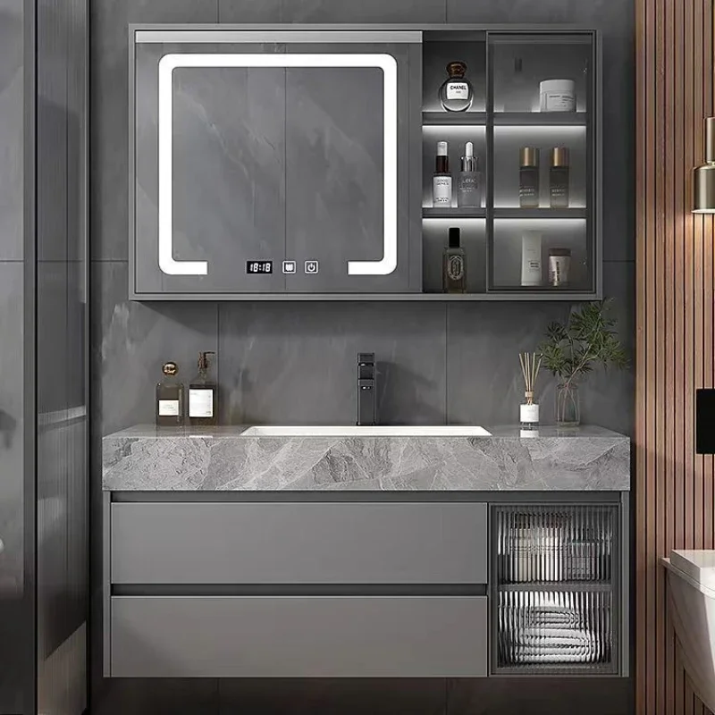 Washbasin Narrow Bathroom Cabinets Storage Display Luxury Drawer Toilet Bathroom Cabinets Wall Gabinete Home Furniture