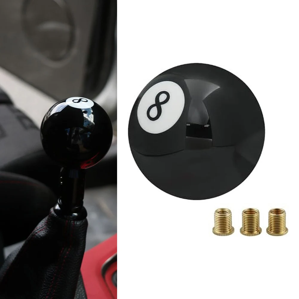 For Manual Transmission Pool Billiard Ball Shifter M 8*1.25 Round Ball Style Brass Adapters Manual Measurement