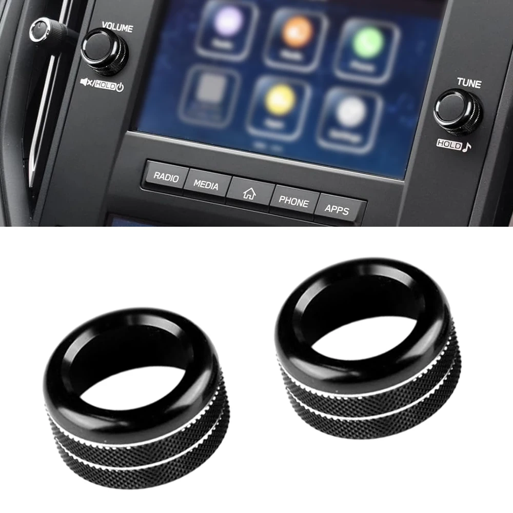 Rearview Mirror Adjustment Audio Volume Knob Button Decorative Cover for Subaru Legacy Outback Crosstrek  Impreza Forester