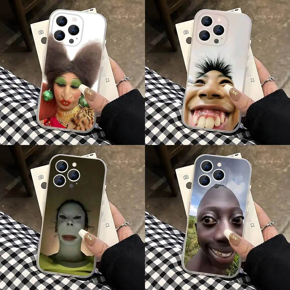

Ugly Man Funny meme Phone Case For iPhone 14,16,12,17,13,15,11 Max,Pro,Mini,Plus,Air,E Magnetic Frosted Transparent