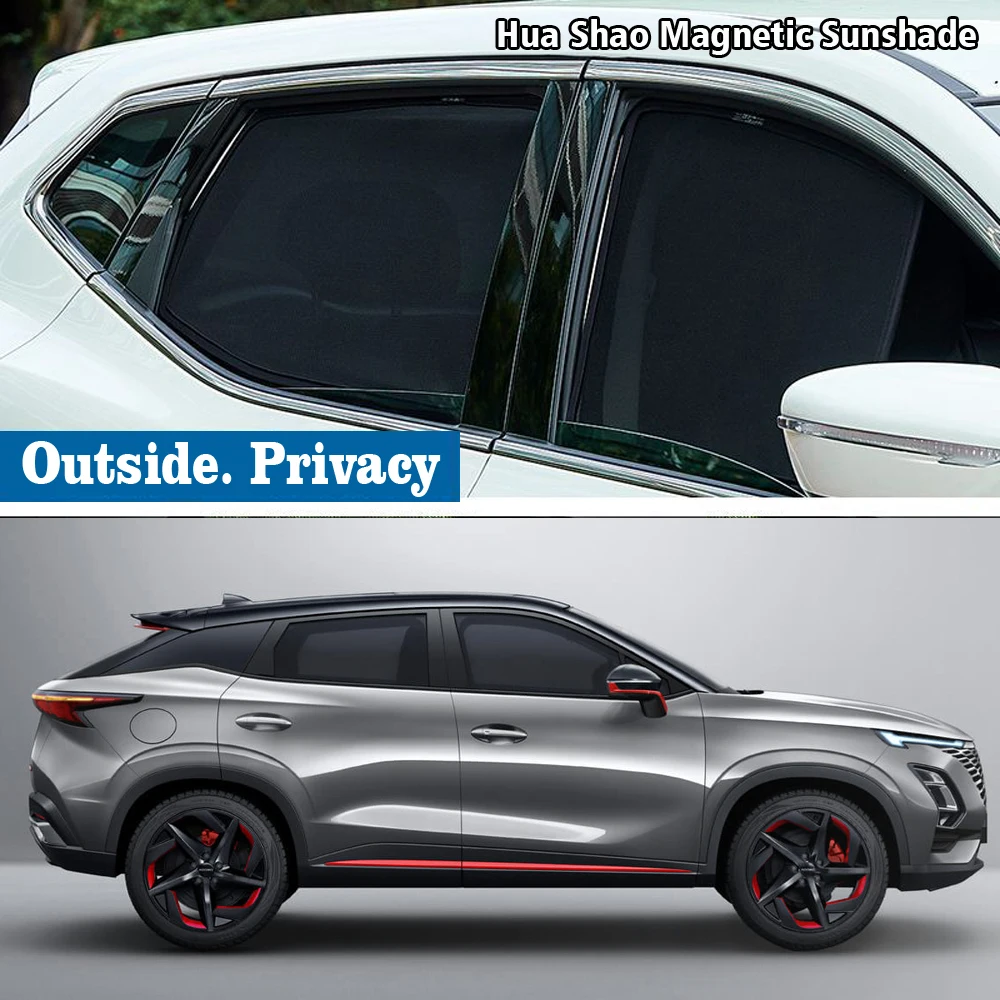 Magnetic Car Sunshade Shield Front Windshield Frame Curtain Sun Shade Auto Accessories For Chery Omoda C5 5 FX 2022 2023 2024