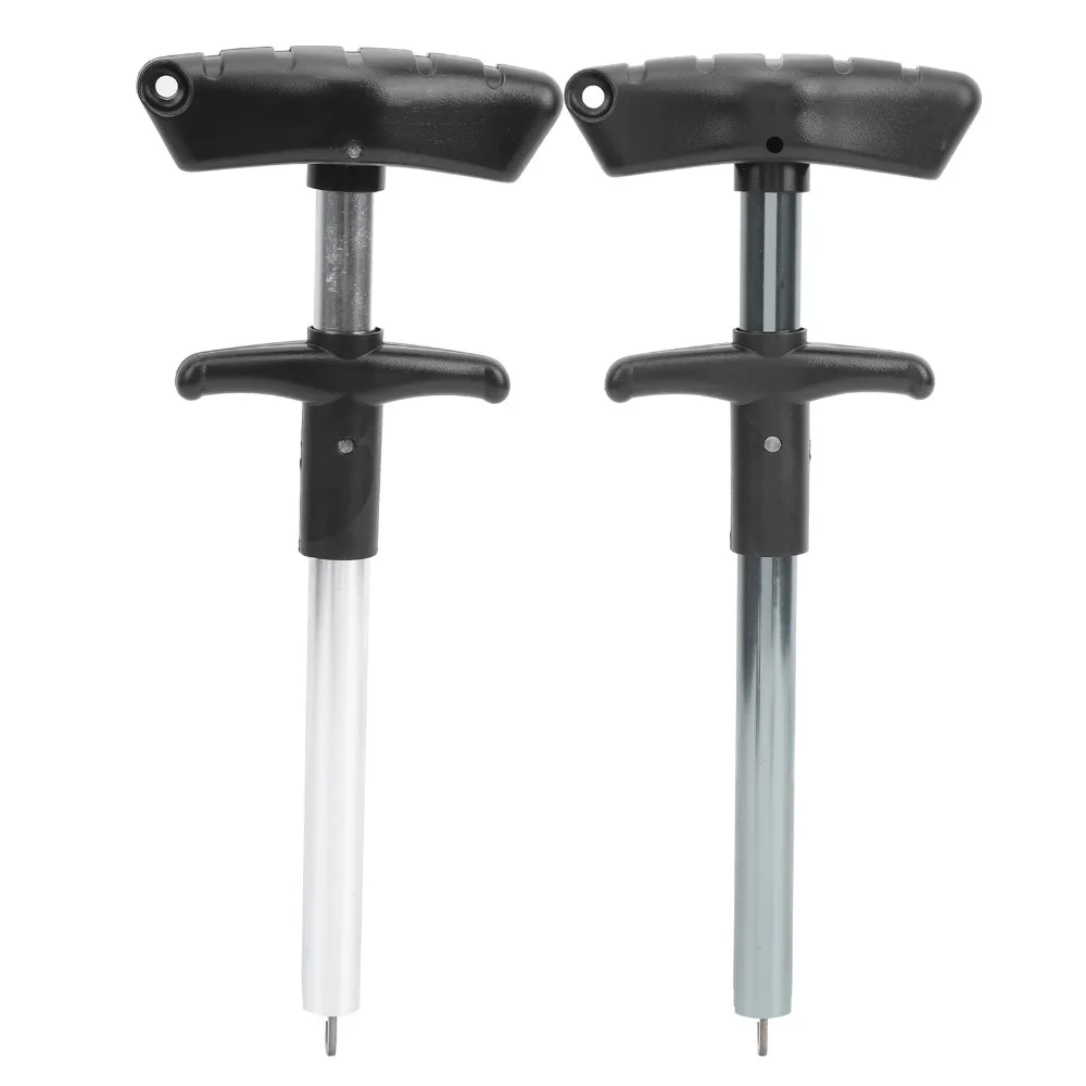 2PCS Aluminum Alloy Fish Hook Remover T Shape Lightweight Fish Hook Extractor 170mm Hook Removal Puller Freshwater Fishing